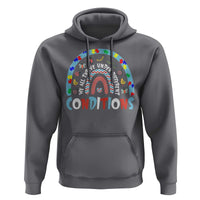 Autism Awareness Hoodie Sped Education Teacher Rainbow Reading