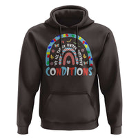 Autism Awareness Hoodie Sped Education Teacher Rainbow Reading