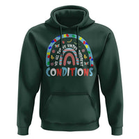 Autism Awareness Hoodie Sped Education Teacher Rainbow Reading