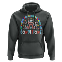 Autism Awareness Hoodie Sped Education Teacher Rainbow Reading