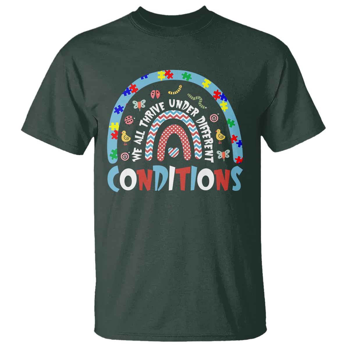 Autism Awareness T Shirt Sped Education Teacher Rainbow Reading