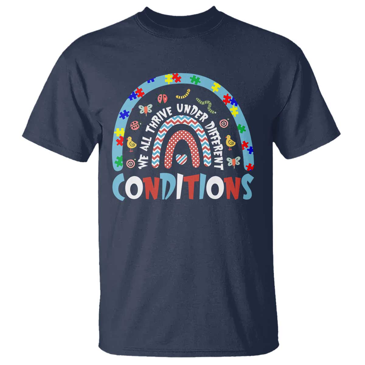 Autism Awareness T Shirt Sped Education Teacher Rainbow Reading