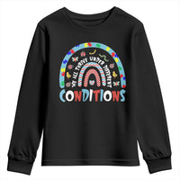 Autism Awareness Youth Sweatshirt Sped Education Teacher Rainbow Reading