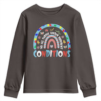 Autism Awareness Youth Sweatshirt Sped Education Teacher Rainbow Reading