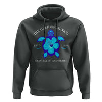 Gulf of Mexico Hoodie Texas Alabama Florida Beach Turtle Hibiscus