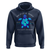 Gulf of Mexico Hoodie Texas Alabama Florida Beach Turtle Hibiscus