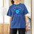 Gulf of Mexico T Shirt For Women Texas Alabama Florida Beach Turtle Hibiscus