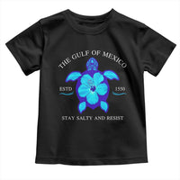 Gulf of Mexico Toddler T Shirt Texas Alabama Florida Beach Turtle Hibiscus