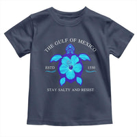 Gulf of Mexico Toddler T Shirt Texas Alabama Florida Beach Turtle Hibiscus