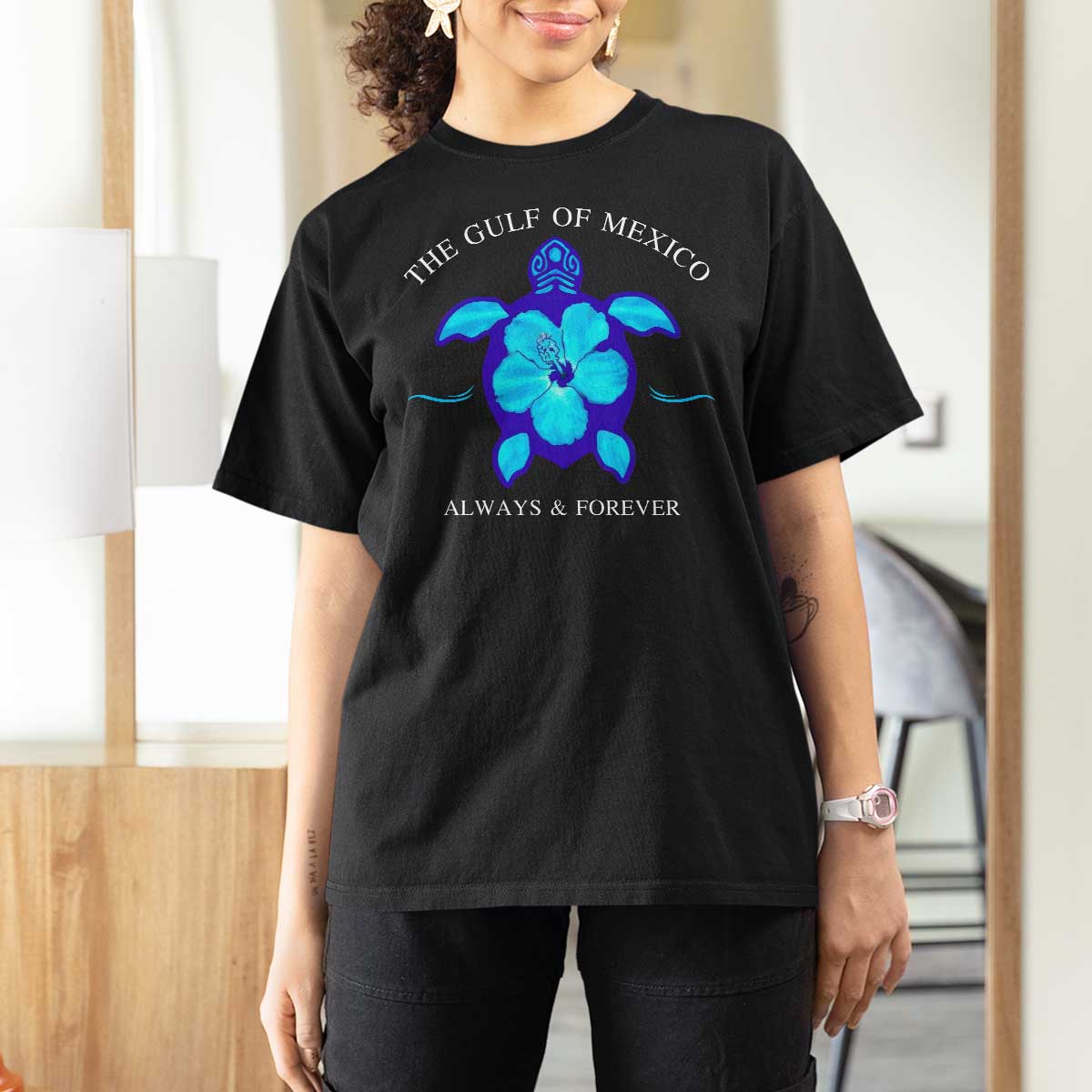 Gulf of Mexico T Shirt For Women Texas Alabama Florida Beach Mexican Always And Forever