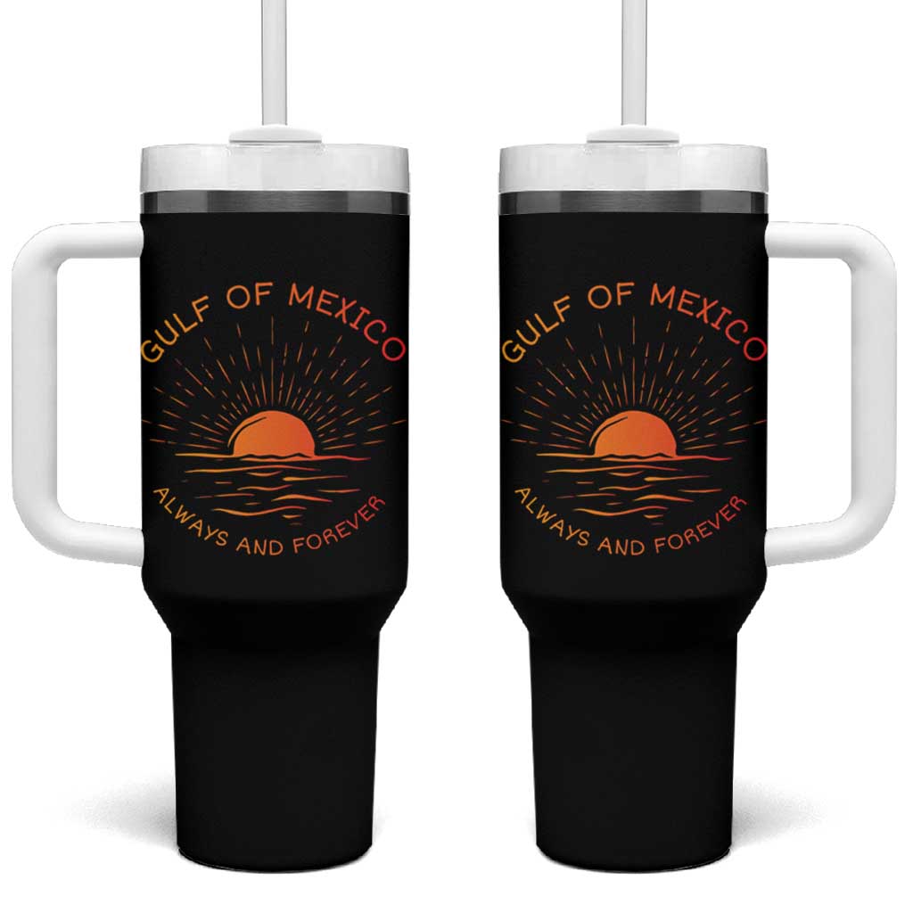 Gulf of Mexico Tumbler With Handle Always and Forever Sunny Vibes