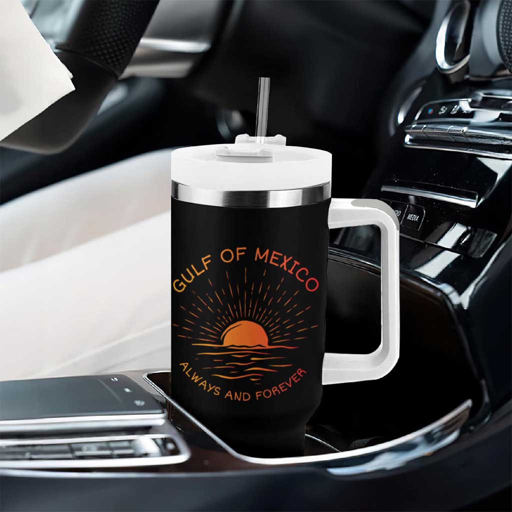 Gulf of Mexico Tumbler With Handle Always and Forever Sunny Vibes