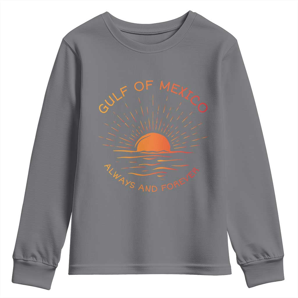 Gulf of Mexico Youth Sweatshirt Always and Forever Sunny Vibes