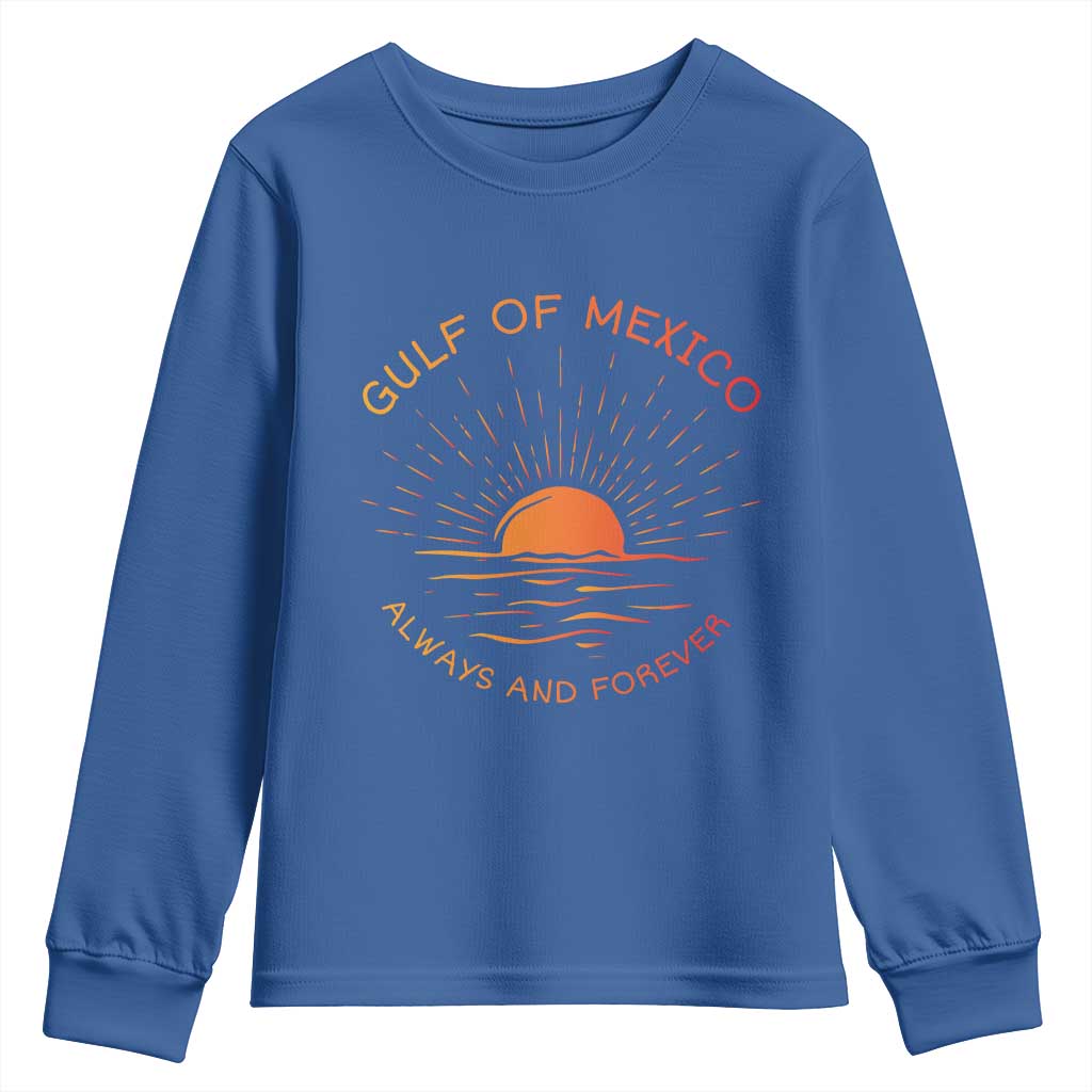 Gulf of Mexico Youth Sweatshirt Always and Forever Sunny Vibes