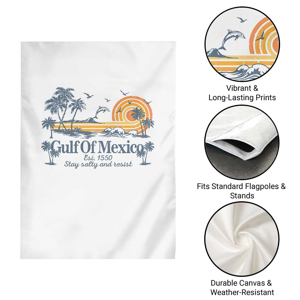 Gulf of Mexico Garden Flag Always And Forever Resist - Wonder Print Shop