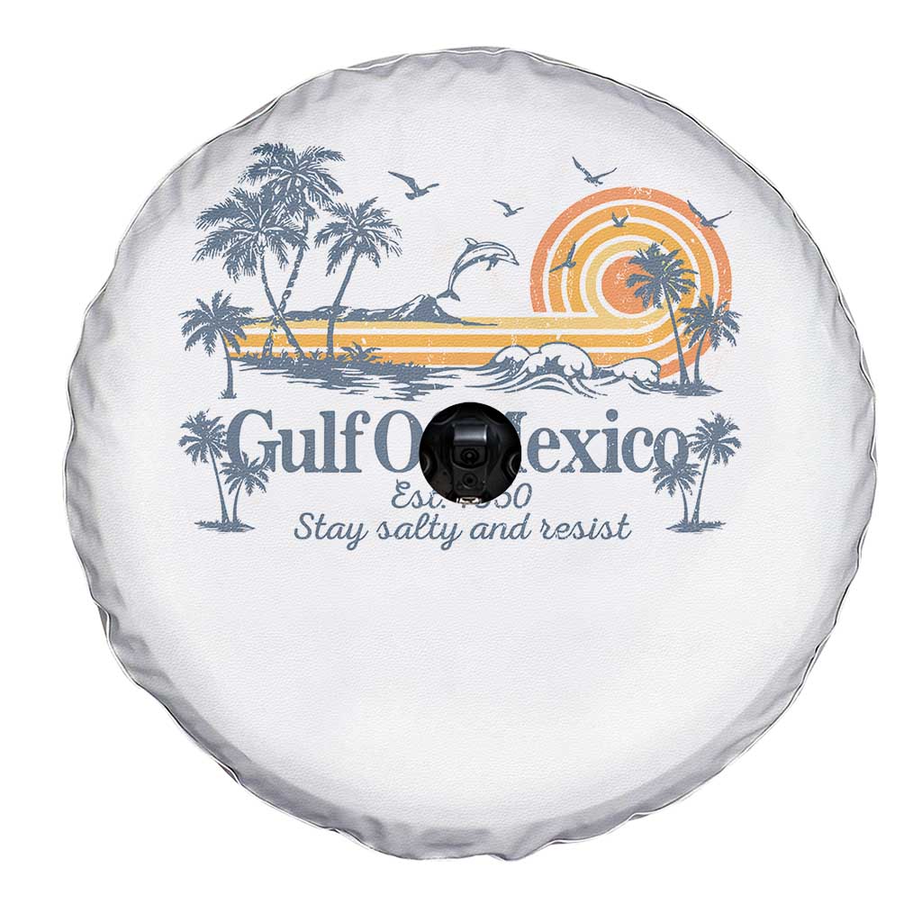 Gulf of Mexico Spare Tire Cover Always And Forever Resist - Wonder Print Shop