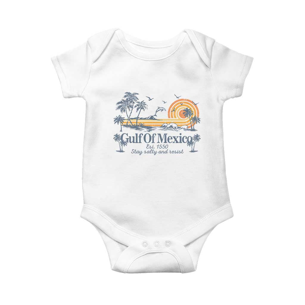 Gulf of Mexico Baby Onesie Always And Forever Resist - Wonder Print Shop