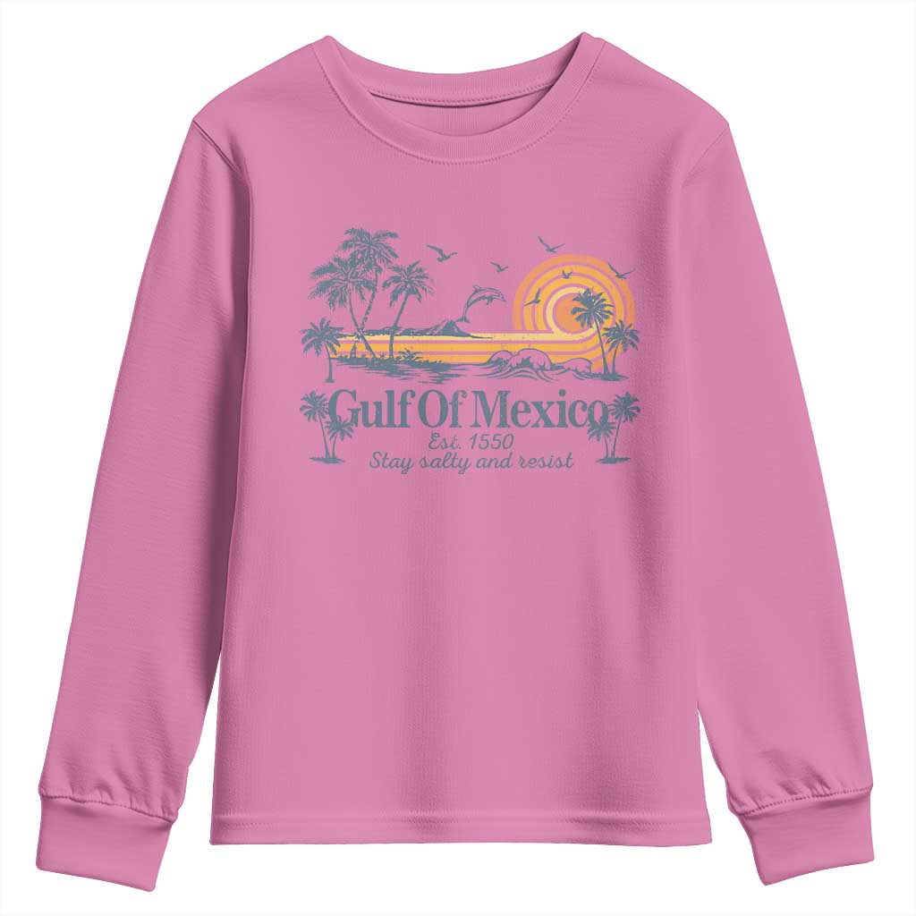 Gulf of Mexico Youth Sweatshirt Always And Forever Resist - Wonder Print Shop