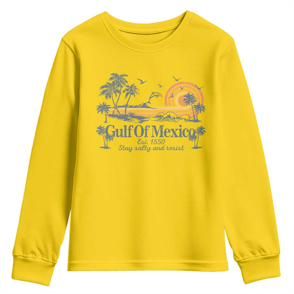 Gulf of Mexico Youth Sweatshirt Always And Forever Resist - Wonder Print Shop
