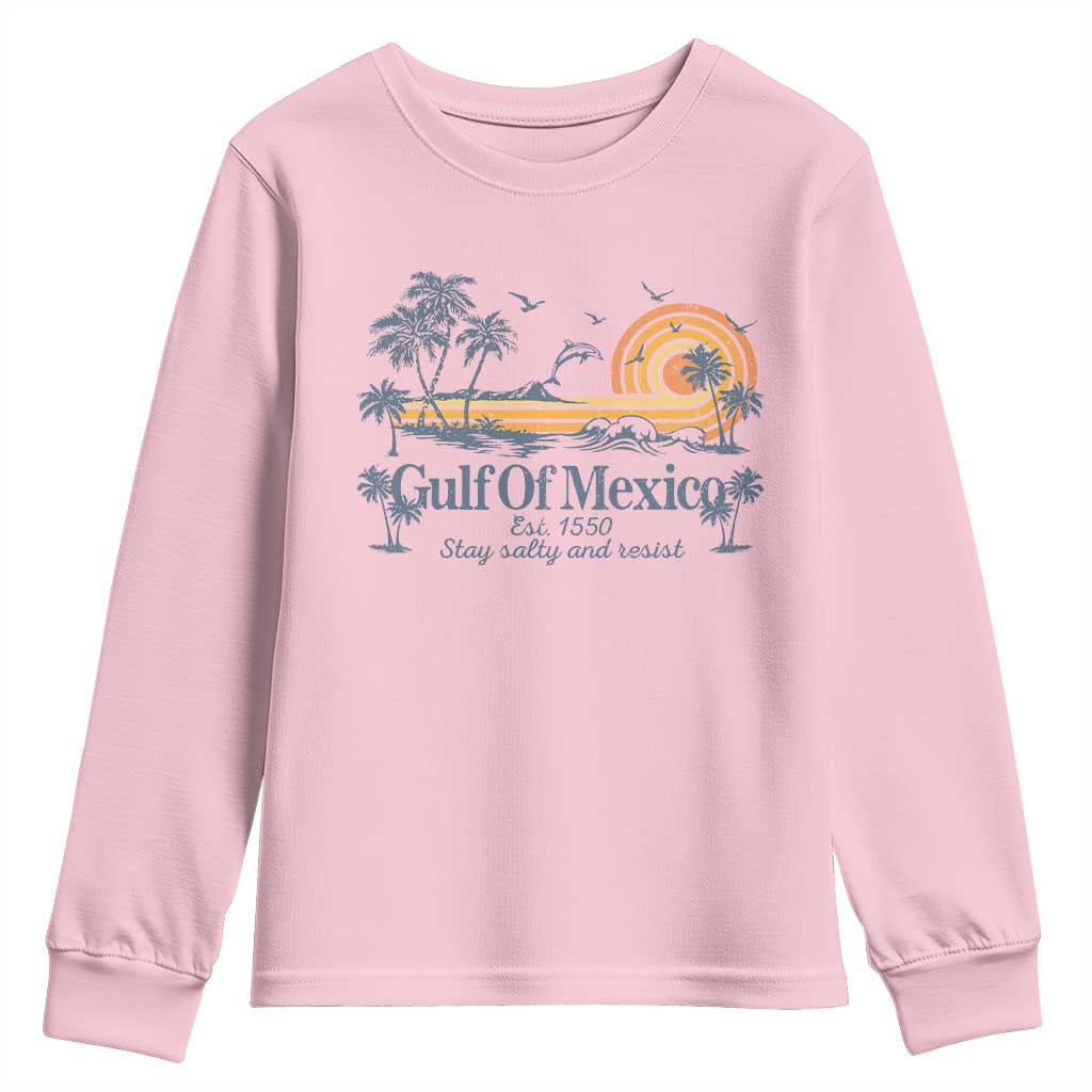 Gulf of Mexico Youth Sweatshirt Always And Forever Resist - Wonder Print Shop