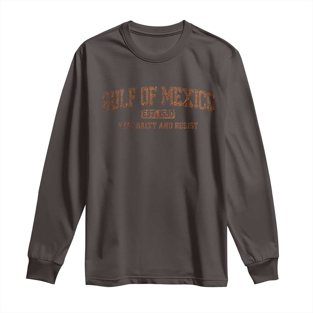 Gulf of Mexico Long Sleeve Shirt Est 1550 and Forever Retro Mexican Beach