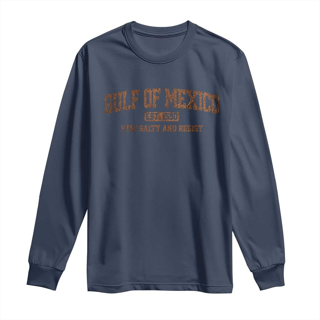 Gulf of Mexico Long Sleeve Shirt Est 1550 and Forever Retro Mexican Beach