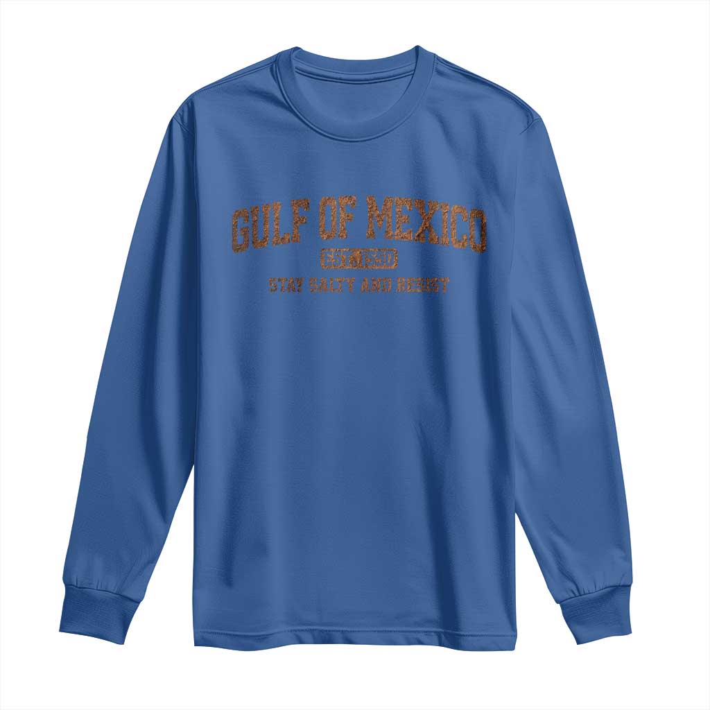 Gulf of Mexico Long Sleeve Shirt Est 1550 and Forever Retro Mexican Beach