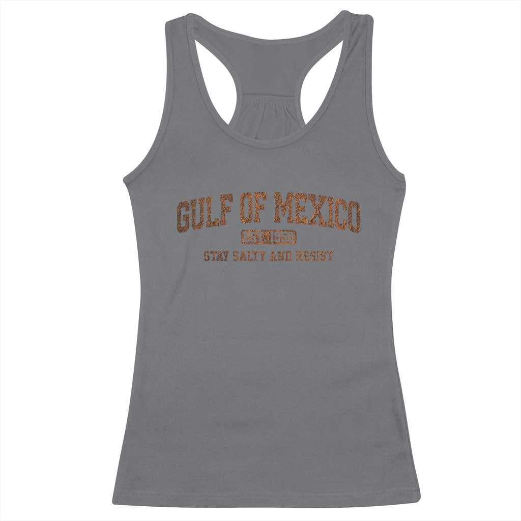 Gulf of Mexico Racerback Tank Top Est 1550 and Forever Retro Mexican Beach