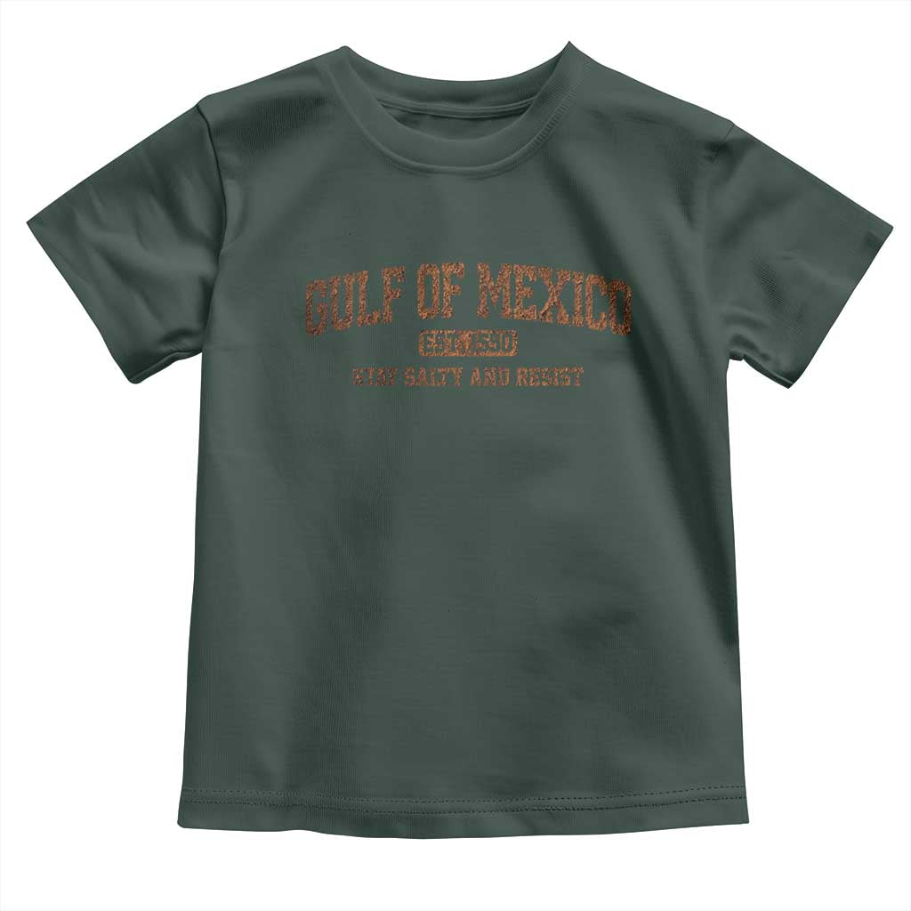 Gulf of Mexico Toddler T Shirt Est 1550 and Forever Retro Mexican Beach