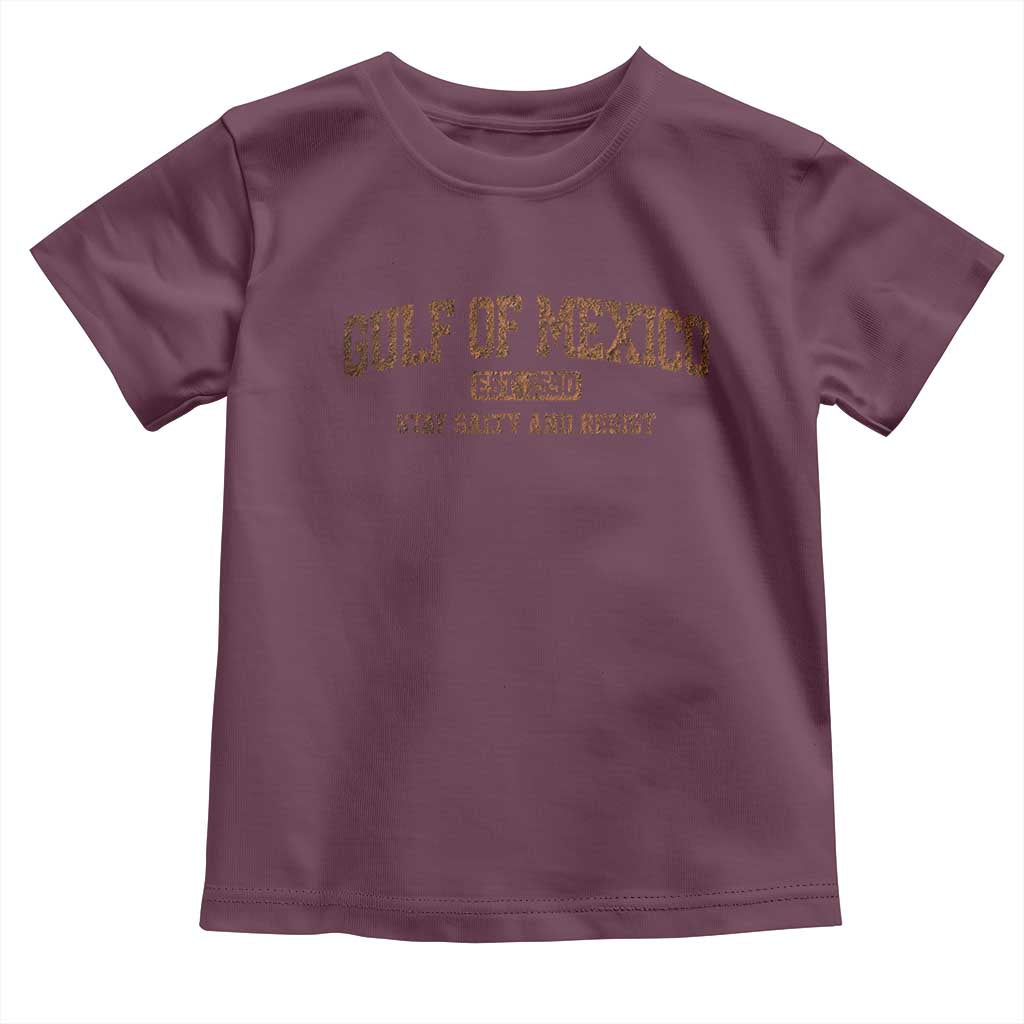Gulf of Mexico Toddler T Shirt Est 1550 and Forever Retro Mexican Beach