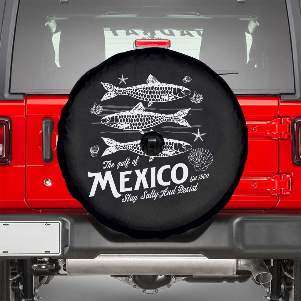 Gulf of Mexico Spare Tire Cover Golfo de México 1550 Texas Alabama Florida Beach