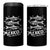 Gulf of Mexico 4 in 1 Can Cooler Tumbler Golfo de México 1550 Texas Alabama Florida Beach