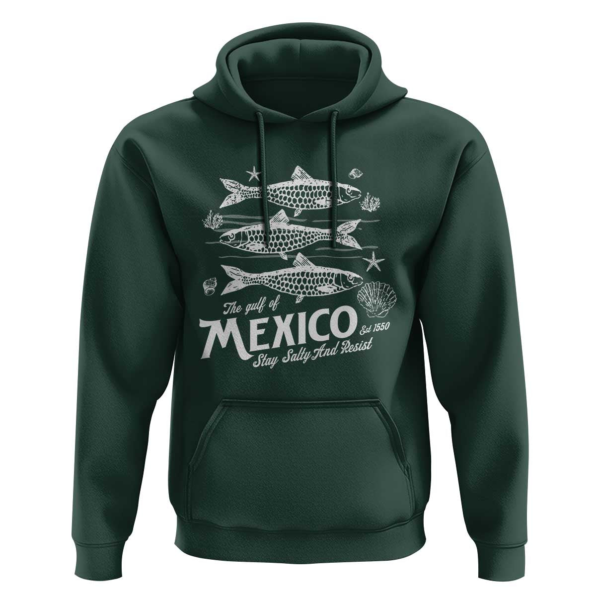 Gulf of Mexico Hoodie Golfo de México 1550 Texas Alabama Florida Beach
