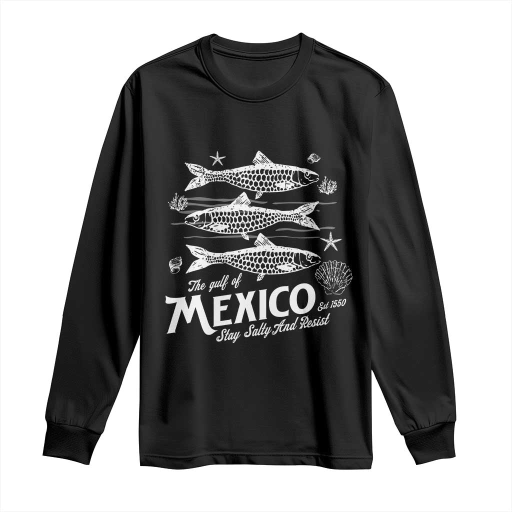Gulf of Mexico Long Sleeve Shirt Golfo de México 1550 Texas Alabama Florida Beach
