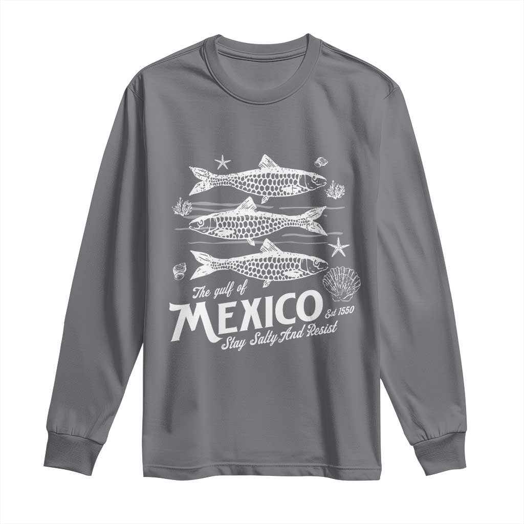 Gulf of Mexico Long Sleeve Shirt Golfo de México 1550 Texas Alabama Florida Beach
