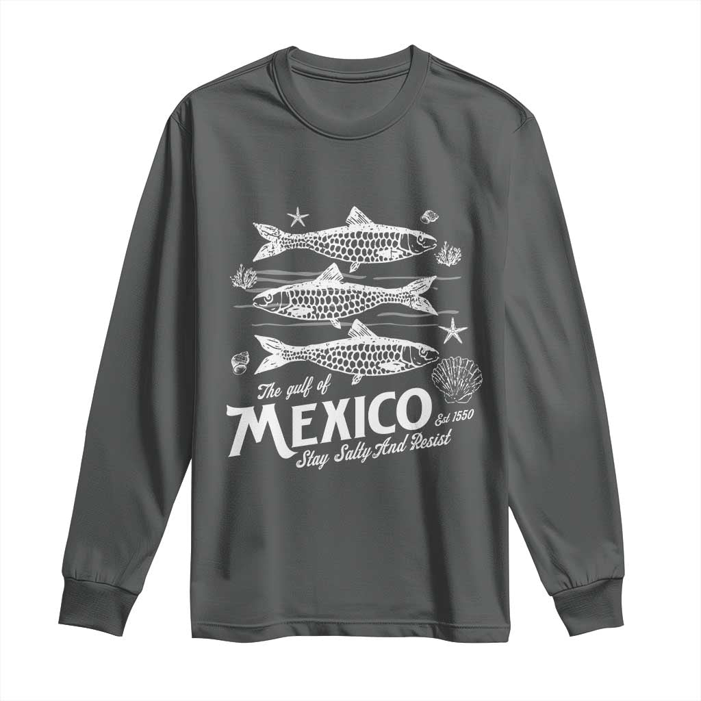Gulf of Mexico Long Sleeve Shirt Golfo de México 1550 Texas Alabama Florida Beach