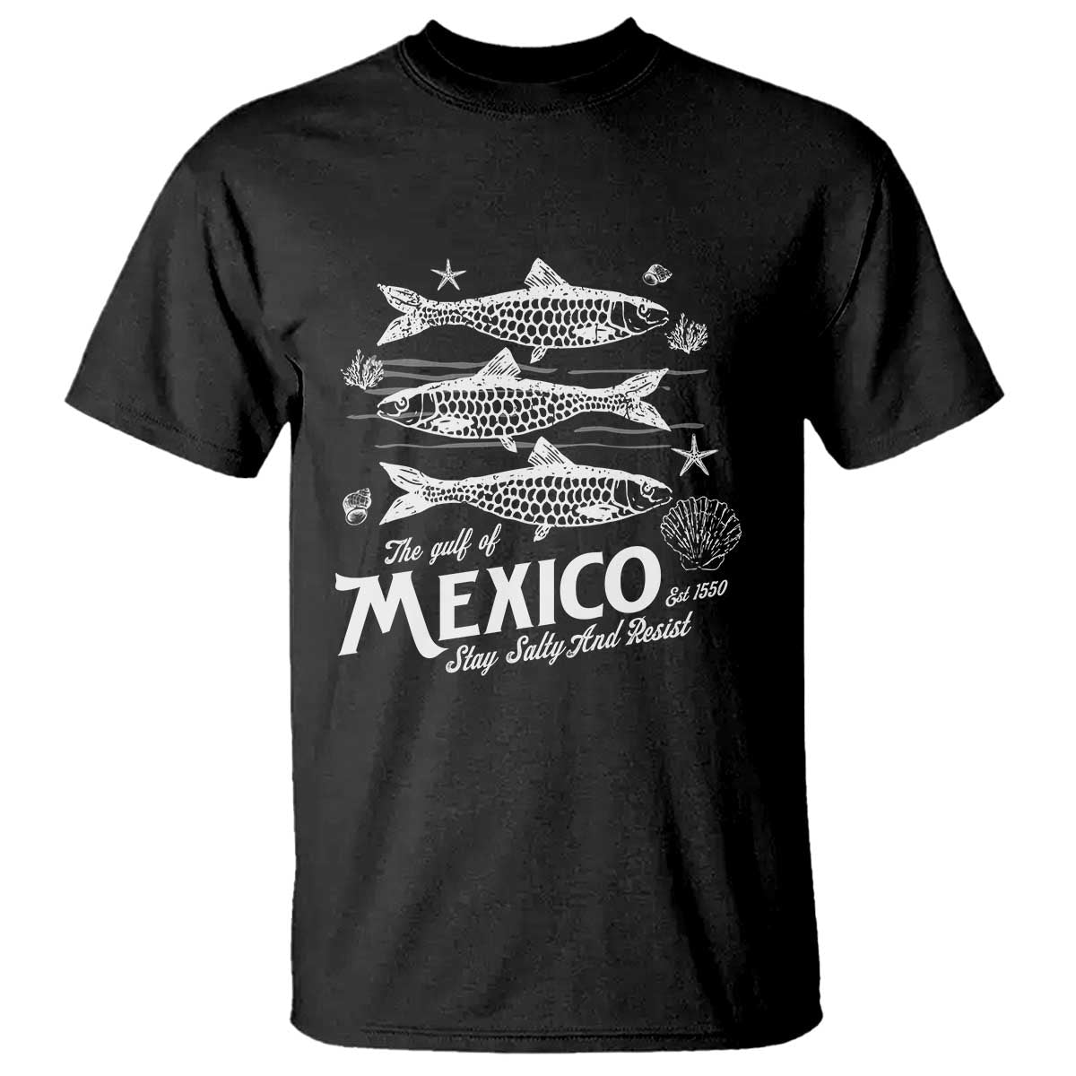Gulf of Mexico T Shirt Golfo de México 1550 Texas Alabama Florida Beach