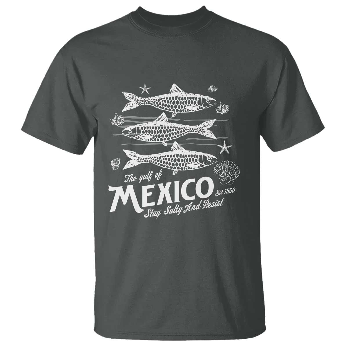 Gulf of Mexico T Shirt Golfo de México 1550 Texas Alabama Florida Beach