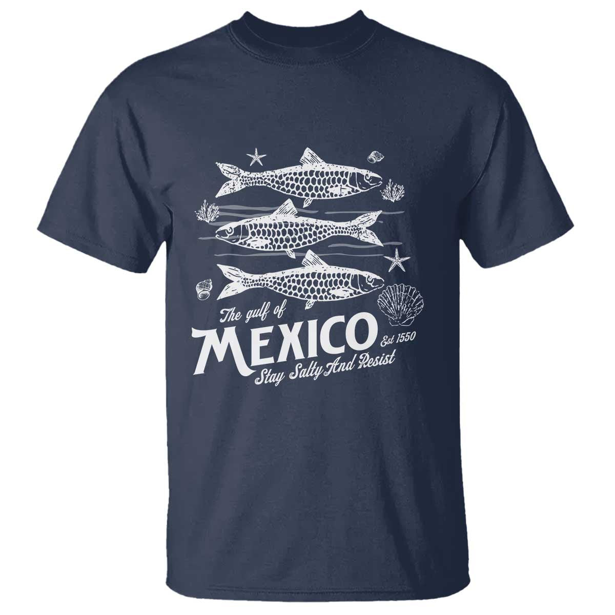 Gulf of Mexico T Shirt Golfo de México 1550 Texas Alabama Florida Beach