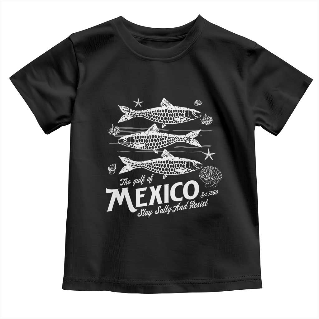 Gulf of Mexico Toddler T Shirt Golfo de México 1550 Texas Alabama Florida Beach
