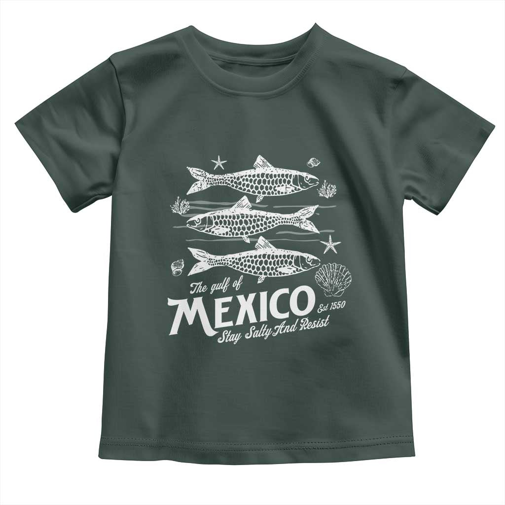 Gulf of Mexico Toddler T Shirt Golfo de México 1550 Texas Alabama Florida Beach