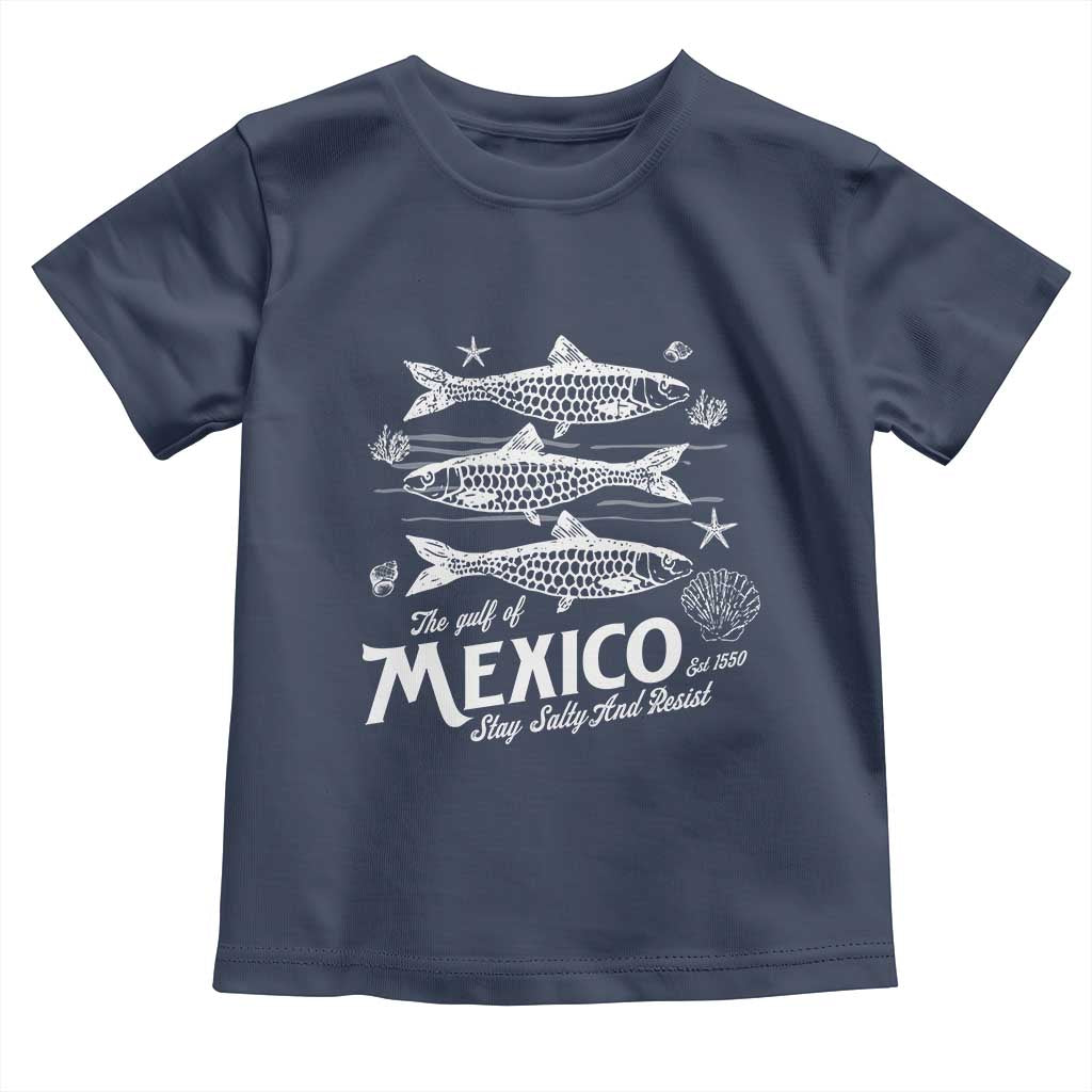Gulf of Mexico Toddler T Shirt Golfo de México 1550 Texas Alabama Florida Beach