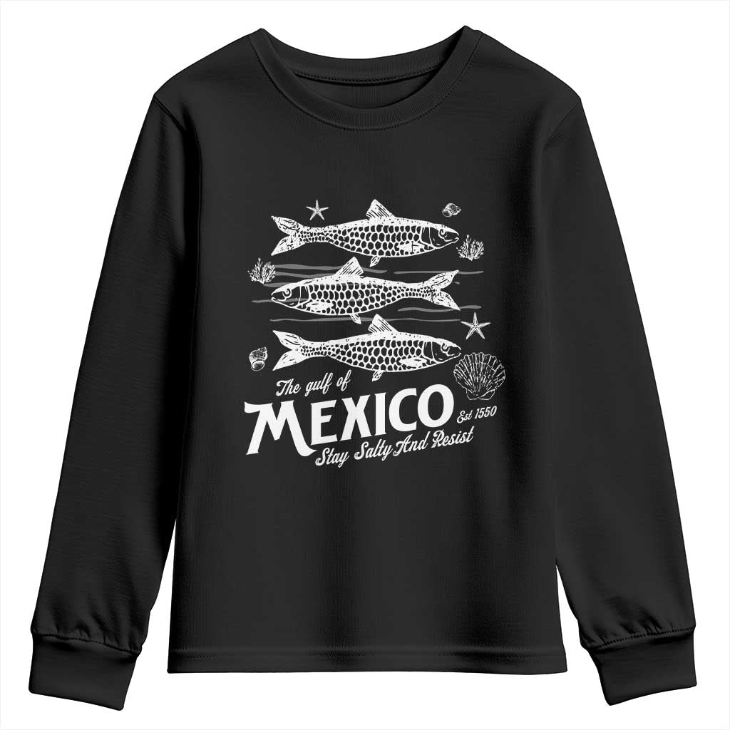 Gulf of Mexico Youth Sweatshirt Golfo de México 1550 Texas Alabama Florida Beach