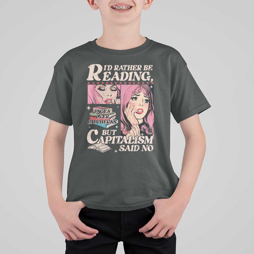 Funny Reading T Shirt For Kid Hilarious Bookworm Book Lover Reader Gift TS10