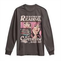 Funny Reading Long Sleeve Shirt Hilarious Bookworm Book Lover Reader Gift TS10