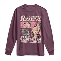 Funny Reading Long Sleeve Shirt Hilarious Bookworm Book Lover Reader Gift TS10