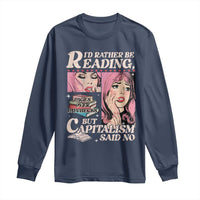 Funny Reading Long Sleeve Shirt Hilarious Bookworm Book Lover Reader Gift TS10