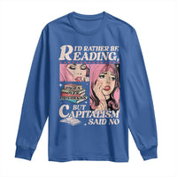 Funny Reading Long Sleeve Shirt Hilarious Bookworm Book Lover Reader Gift TS10