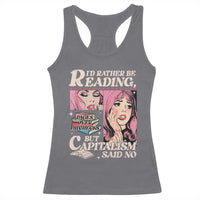 Funny Reading Racerback Tank Top Hilarious Bookworm Book Lover Reader Gift TS10