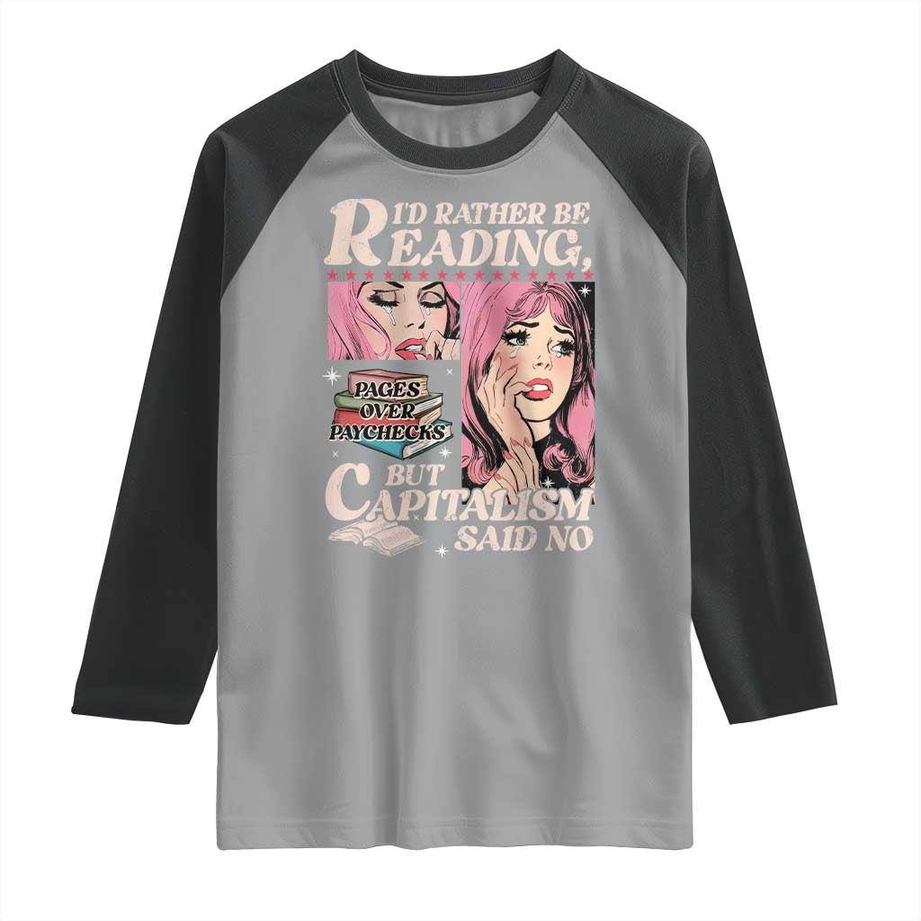 Funny Reading Raglan Shirt Hilarious Bookworm Book Lover Reader Gift TS10